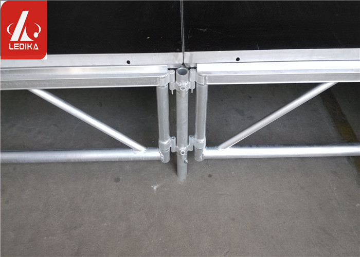 Conveniente monte la altura fuerte 1,0 - los 2.0m de la estructura de la pierna de la plataforma ajustable de la etapa