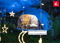 Outdoor Camping Rainproof Geodesic Half Sphere Tent For Exhibition