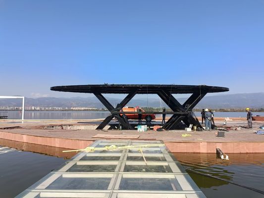 Plataforma de elevación rotativa hidráulica personalizable para aplicaciones industriales