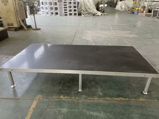 Plataforma de escenario de aluminio simple fácil de ensamblar y desensamblar para conciertos y eventos